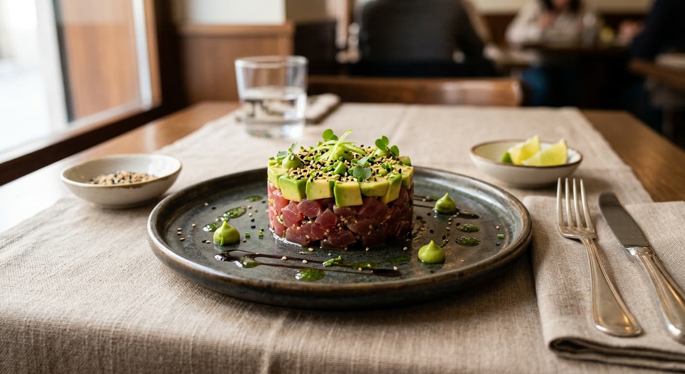 Tartar de atún rojo